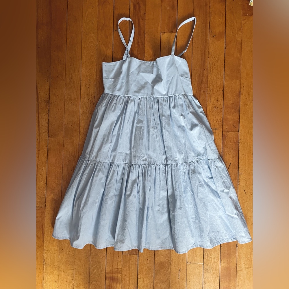 Light Blue Spaghetti Strap Dress